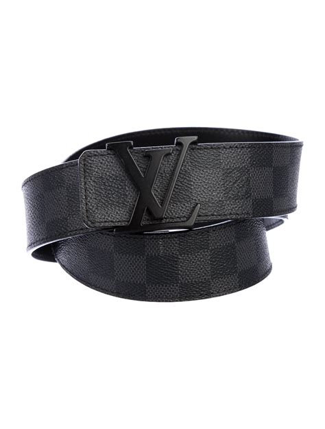 LV Initials 40MM Matte Black Belt 